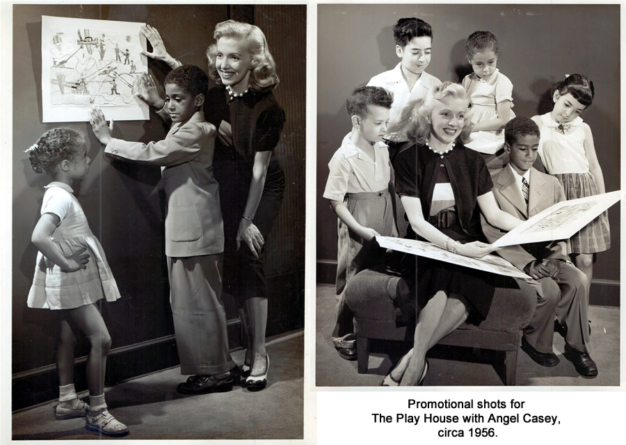 Multi-racial promotional Shpts for the Play House with Angel Casey in 1956 Multi-racial promotional Shpts for the Play House with Angel Casey in 1956